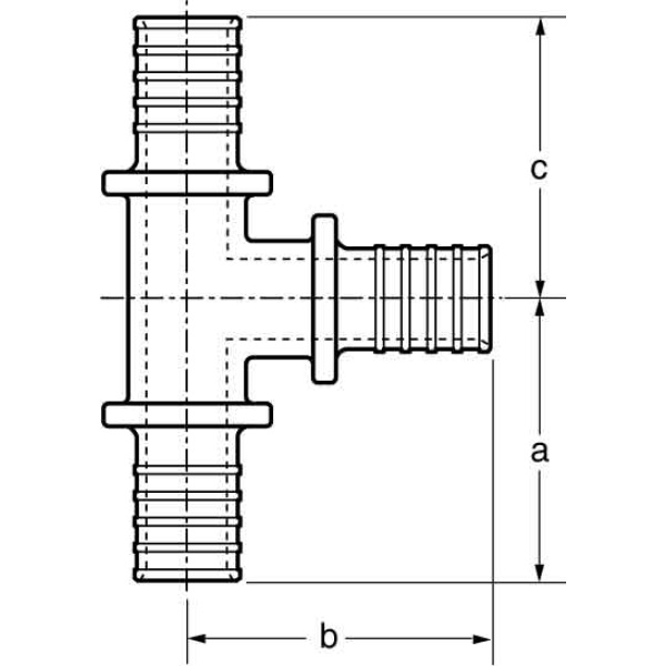 T komadi sa pokretnom navlakom aksijalni SDR 7.4 - Image 2